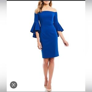 Calvin Klein bell sleeve dress